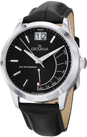 Grovana Retrograde Day Mens Watch Model: 1722.1534