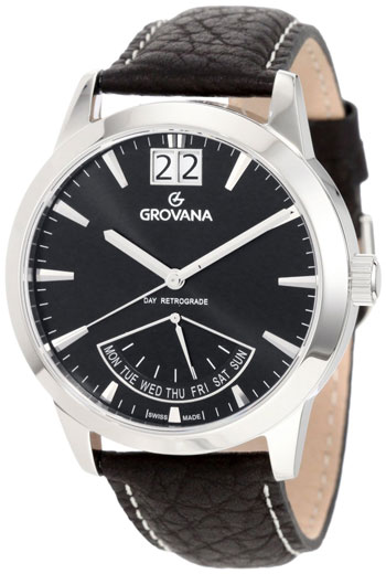 Grovana Retrograde Day Mens Watch Model: 1722.1537