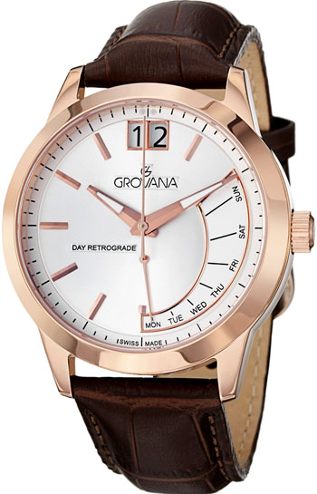 Grovana Retrograde Day Mens Watch Model: 1722.1569