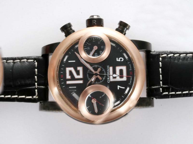 Graham Swordfish Swordfish Big 12-6 2SWASBR.B22A.K06B Automatic 46mm Black Dial Watch