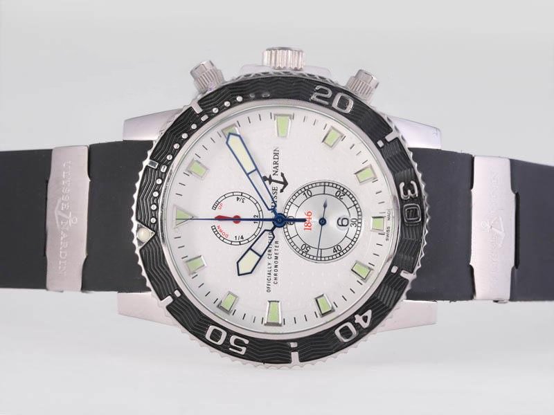 Ulysse Nardin Marine Collection 263-33-3 Round Mens Quartz Watch