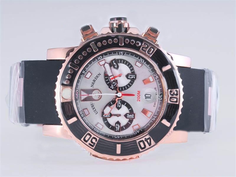Ulysse Nardin Marine Collection 8006-102-3A/91 White Dial Automatic Round Watch