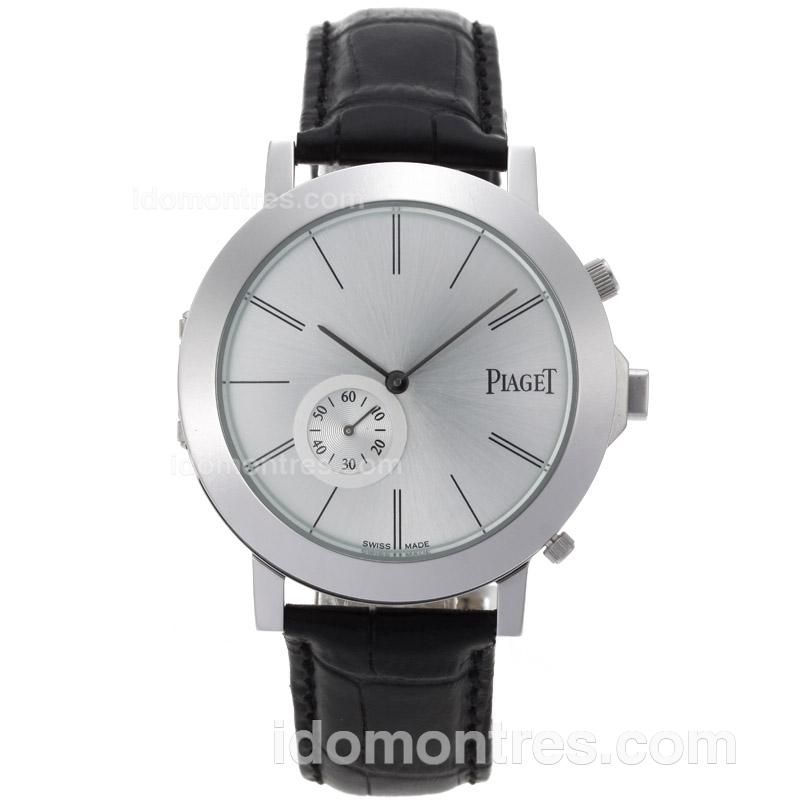 Piaget Polo Double Dial with Leather Strap