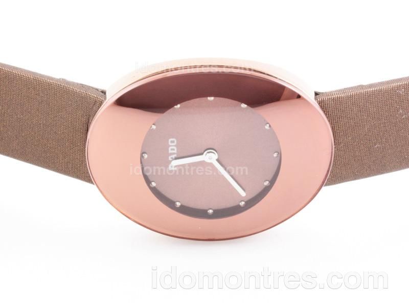 Rado Esenza Rose Gold Case with Champagne Dial