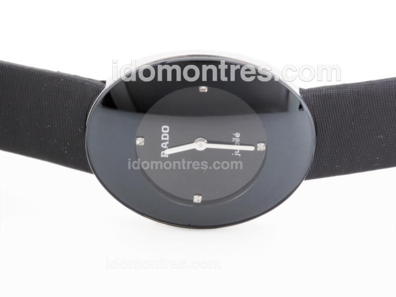 Rado Sintra Jubile Black Dial with Diamond Markers