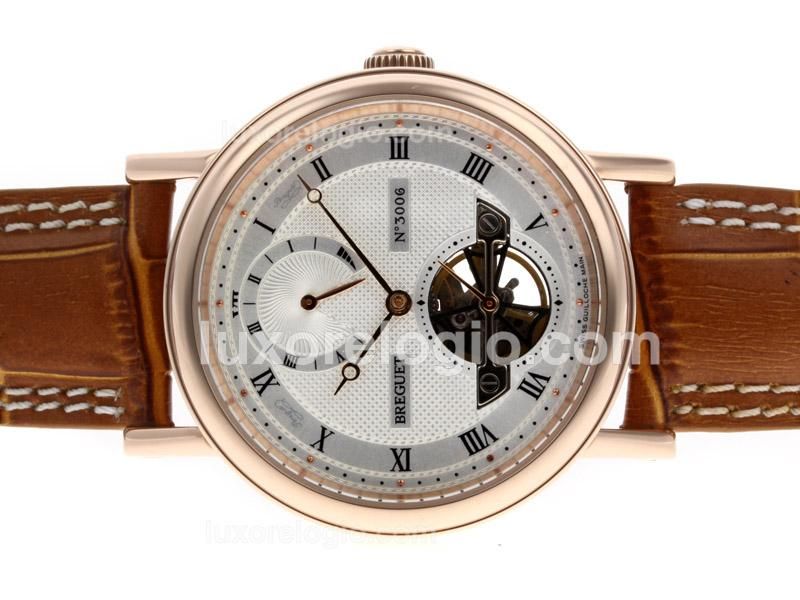 Breguet Grande Complication 5317 Working Power Reserve-Rose Gold Case with White Dial