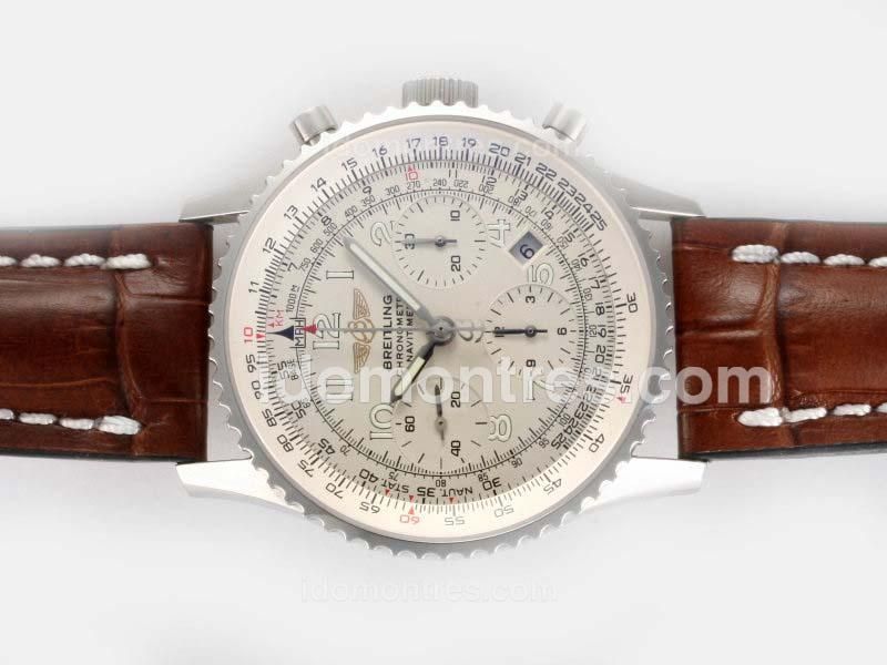 Breitling Navitimer Chronograph With Swiss Valjoux 7750 Movement-Number Marking
