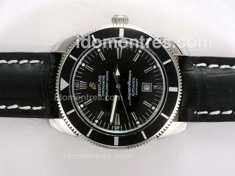 Breitling Super Ocean Automatic with Black Dial and Bezel