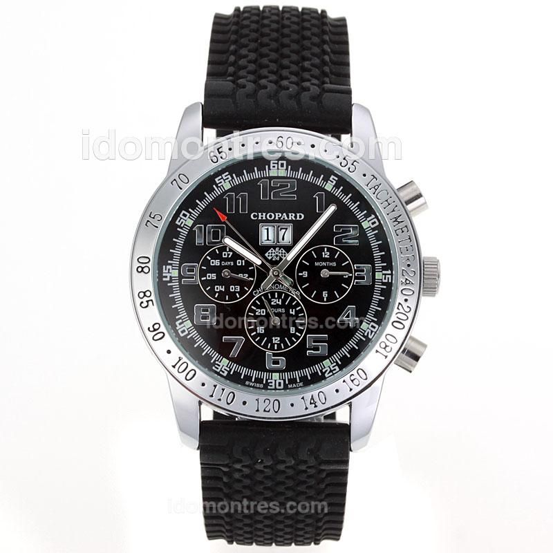 Chopard Mille Miglia Jacky Ickx Edition Automatic with Black Dial-Rubber Strap
