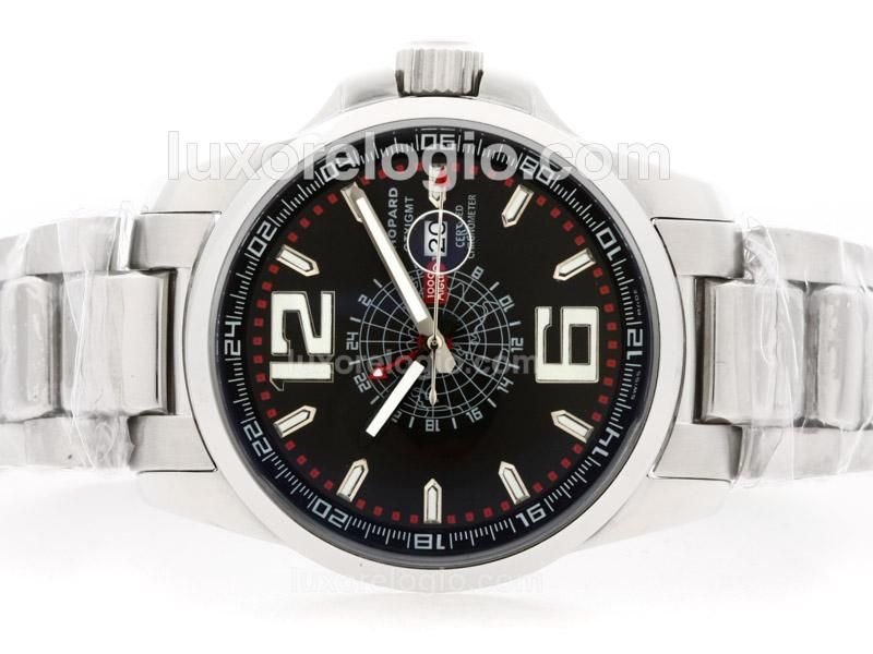 Chopard Mille Milgia GT GMT Automatic with Black Dial S/S