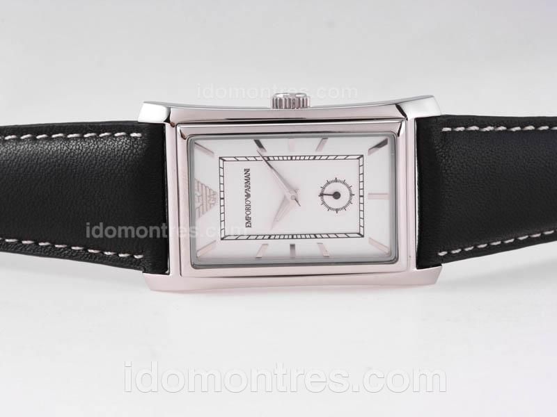 Emporio Armani with White Dial