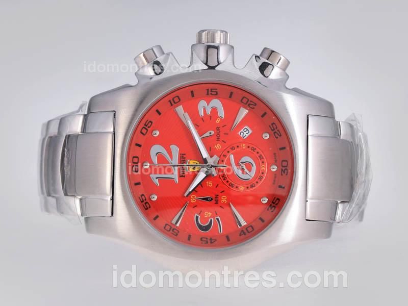 Ferrari Working Chronograph with Red Dial