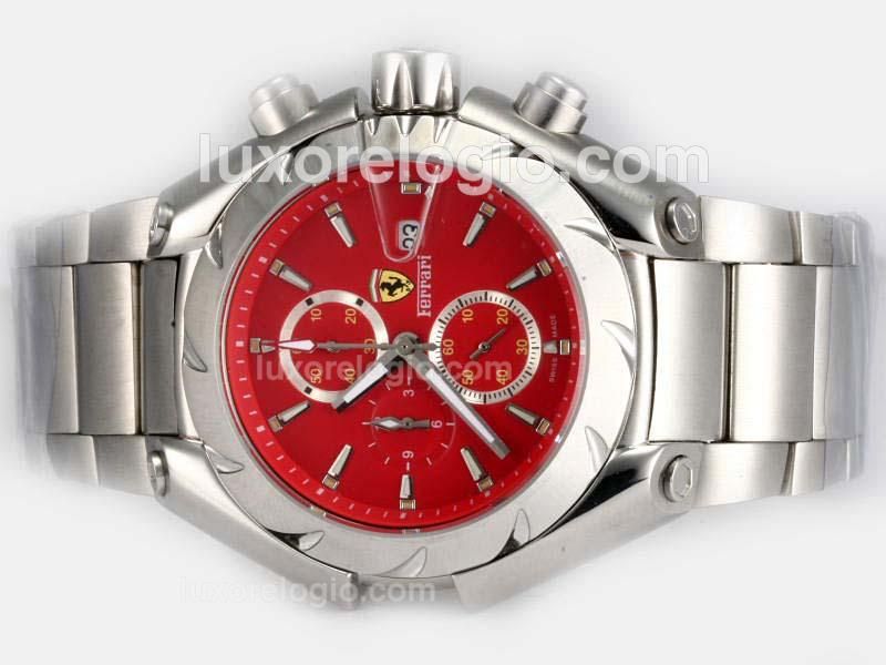 Ferrari Working Chronograph with Red Dial