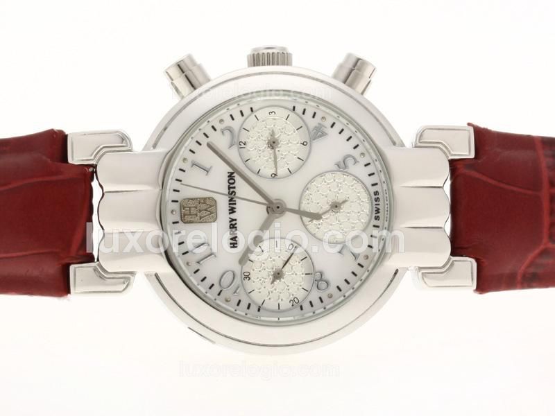 Harry Winston Premier Automatic with White Dial-Lady Size