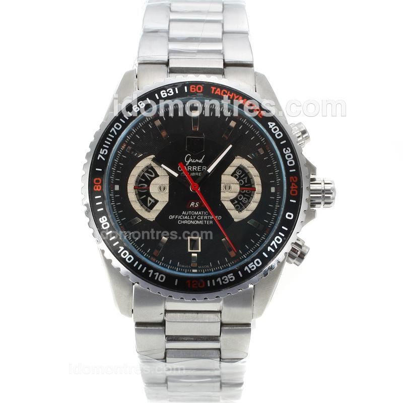 Tag Heuer Grand Carrera Calibre 17 RS2 Automatic with Black Dial S/S