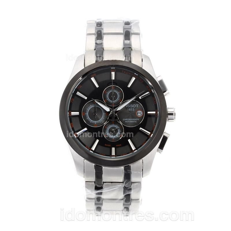 Tissot Sport Working Chronograph with Black Dial S/S