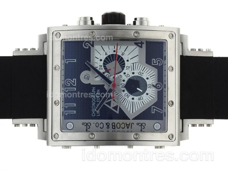 Jacob & Co Classic Working Chronograph with Black Dial