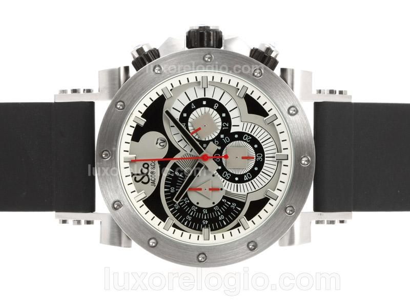 Jacob & Co Classic Working Chronograph with Gray Dial