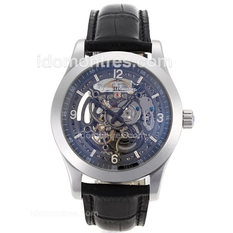 Jaeger-Lecoultre Master Control Automatic with Skeleton Dial-Leather Strap