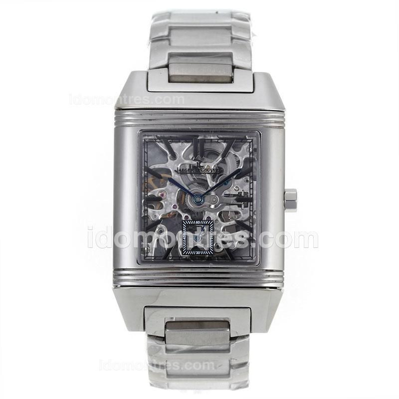 Jaeger-Lecoultre Reverso Manual Winding with Skeleton Dial S/S