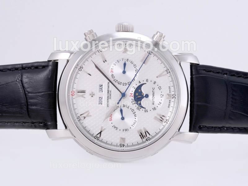 Vacheron Constantin Perpetual Calendar Automatic with White Dial-Oversize New Version