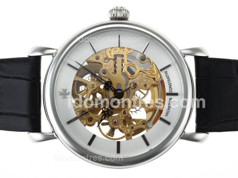 Vacheron Constantin Skeleton Automatic with 18K Plated Gold Movement