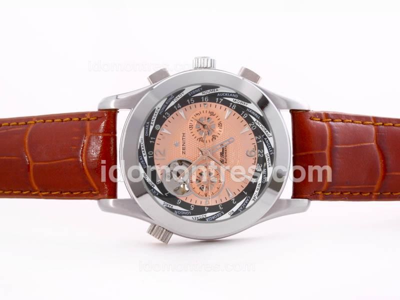 Zenith Grande Traveller Open Multicity Automatic with Champagne Dial