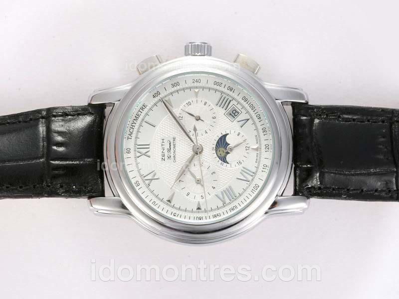 Zenith Port Royal Automatic Moonphase with White Dial