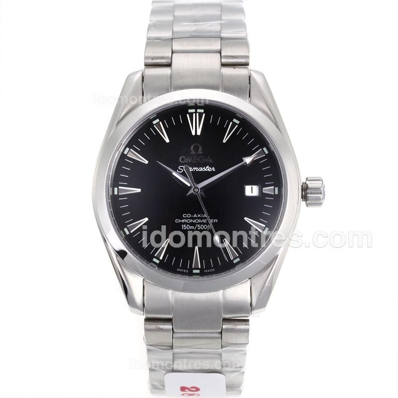 Omega Seamaster Aqua Terra Swiss ETA 2836 Movement with Black Dial