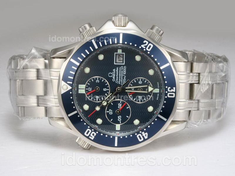 Omega Seamaster Professional Automatic with Blue Dial and Bezel