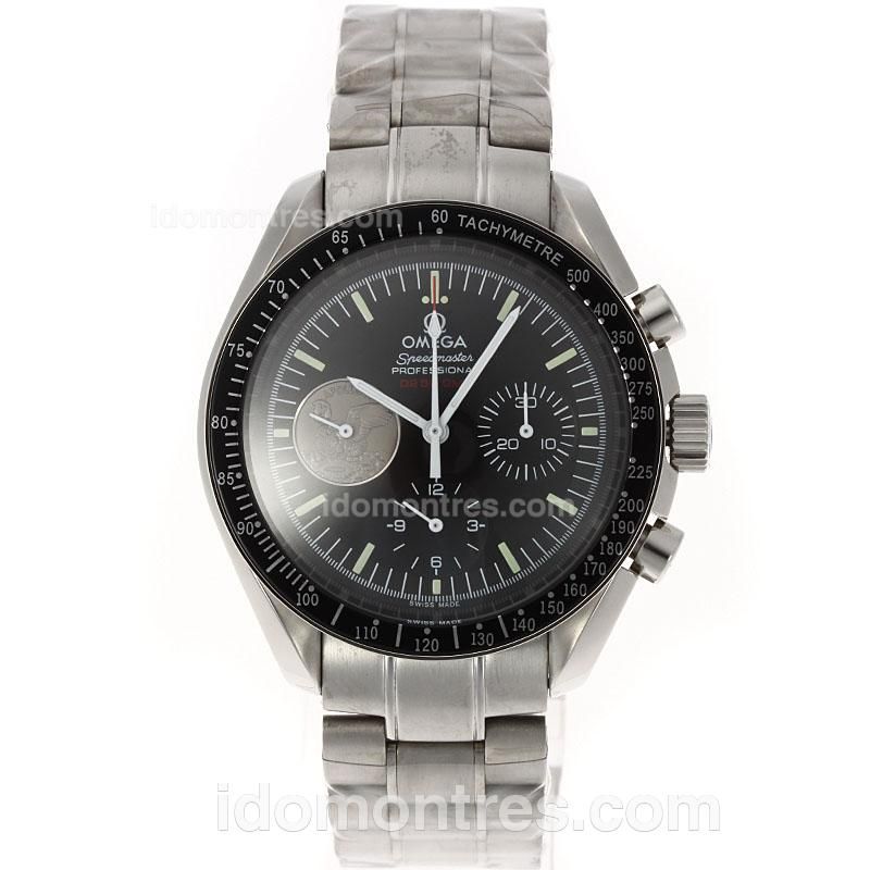 Omega Speedmaster Moon Watch 40th Anniversary Limited Edition S/S-Lemania Movement-Silver Medallion