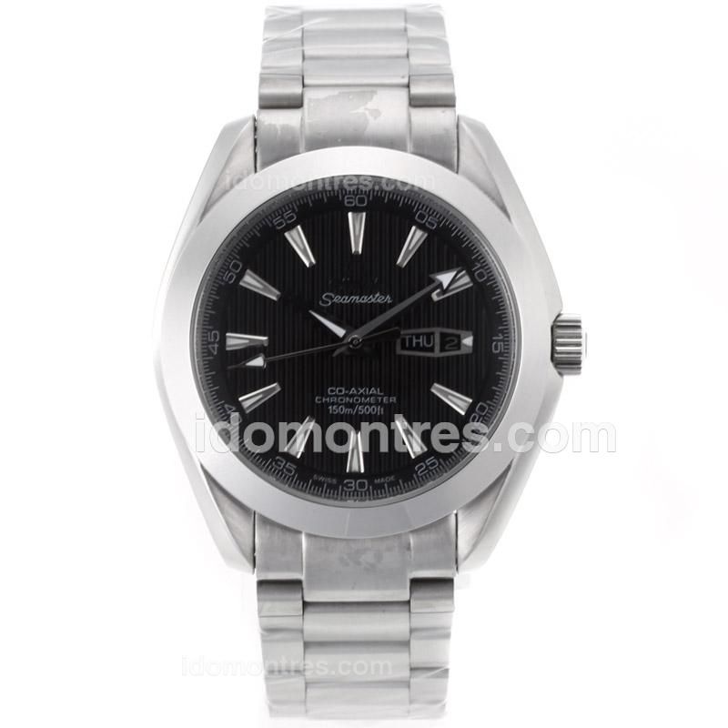 Omega Seamaster Co-Axial Automatic with Black Dial S/S