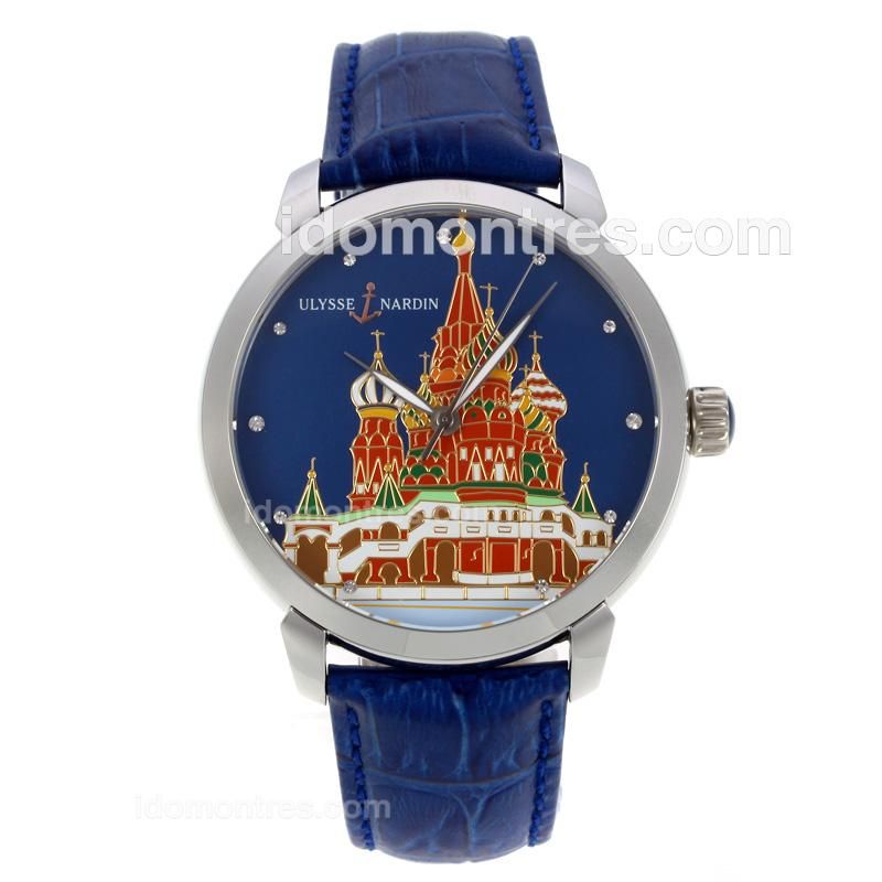 Ulysse Nardin Kremlin Set Automatic with Blue Dial-18K Plated Gold Movement