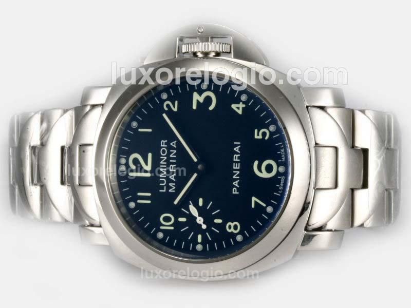 Panerai Luminor Marina Unitas 6497 Movement with Black Dial-New Version