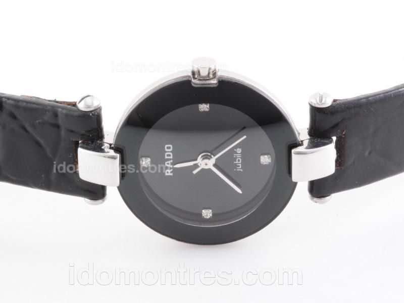 Rado Sintra Jubile with Black Dial - Ceramic Bezel