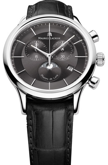 Maurice Lacroix Les Classiques Phase de Lune Chronograph Mens Watch Model: LC1148-SS001-331