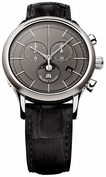 Maurice Lacroix Les Classiques Phase de Lune Chronograph Mens Watch Model: LC1148-SS001-830