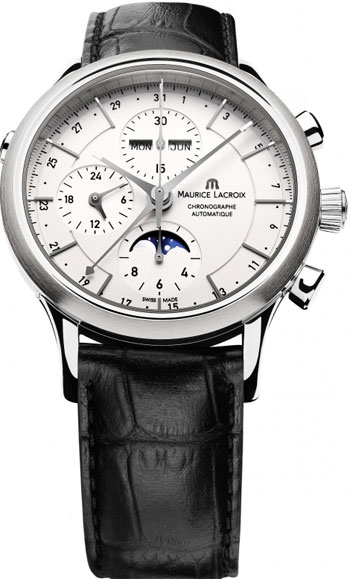 Maurice Lacroix Les Classiques Phase de Lune Mens Watch Model: LC6078-SS001-13E