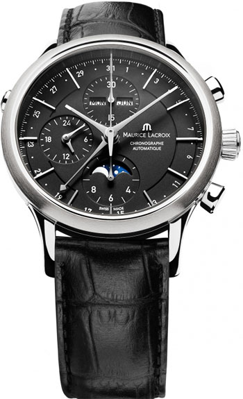Maurice Lacroix Les Classiques Phase de Lune Mens Watch Model: LC6078-SS001-33E