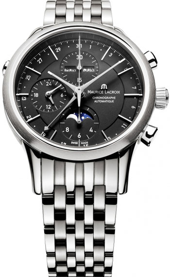 Maurice Lacroix Les Classiques Phase de Lune Mens Watch Model: LC6078-SS002-33E