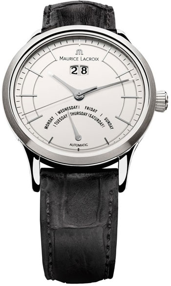 Maurice Lacroix Les Classiques Jours Retrograde Mens Watch Model: LC6358-SS001-13E