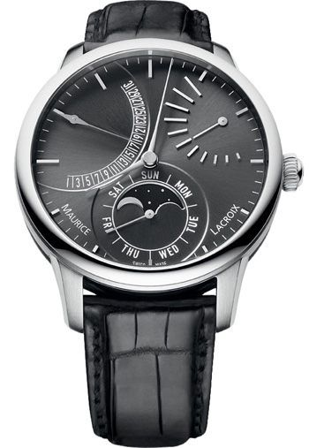 Maurice Lacroix Masterpiece Lune Retrograde Mens Watch Model: MP6528-SS001-330