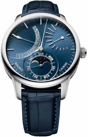 Maurice Lacroix Masterpiece Lune Retrograde Mens Watch Model: MP6528-SS001-430