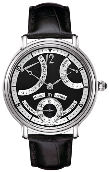 Maurice Lacroix Masterpiece Calendrier Retrograde Mens Watch Model: MP7068-SS001-390