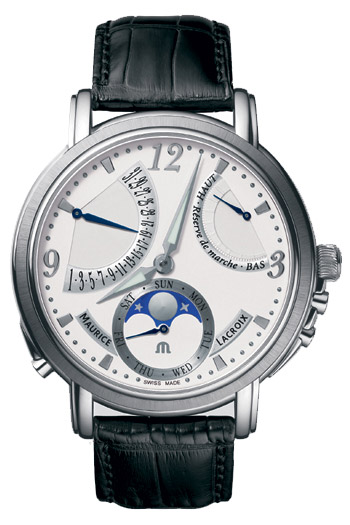 Maurice Lacroix Masterpiece Lune Retrograde Mens Watch Model: MP7078-SS001-120