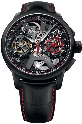 Maurice Lacroix Masterpiece Le Chronographe Squelette Mens Watch Model: MP7128-SS001-300
