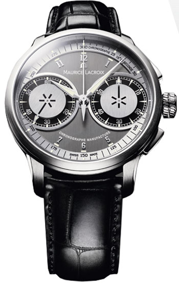 Maurice Lacroix Masterpiece Le Chronographe Mens Watch Model: MP7128-SS001-320