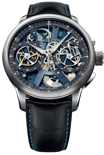 Maurice Lacroix Masterpiece Le Chronographe Squelette Mens Watch Model: MP7128-SS001-400