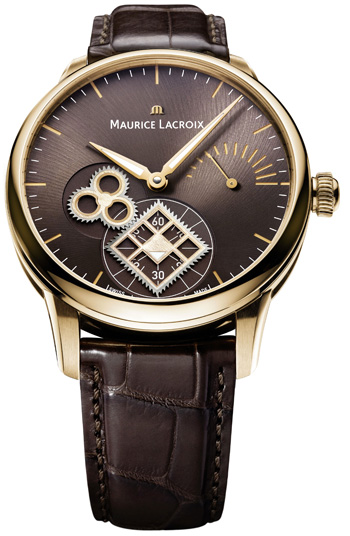 Maurice Lacroix Masterpiece Roue Carree Seconde Mens Watch Model: MP7158-PG101-700
