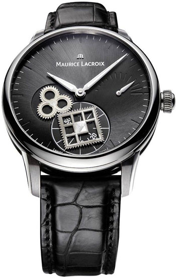 Maurice Lacroix Masterpiece Roue Carree Seconde Mens Watch Model: MP7158-SS001-900